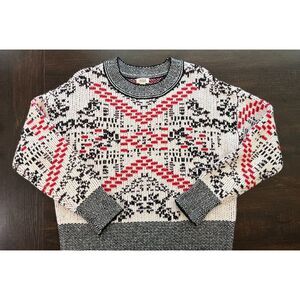 a.n.a. Women’s Nordic Christmas Knit Sweater Size Small